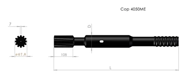 Hverjir eru íhlutir skafta millistykkis Atlas Copco?